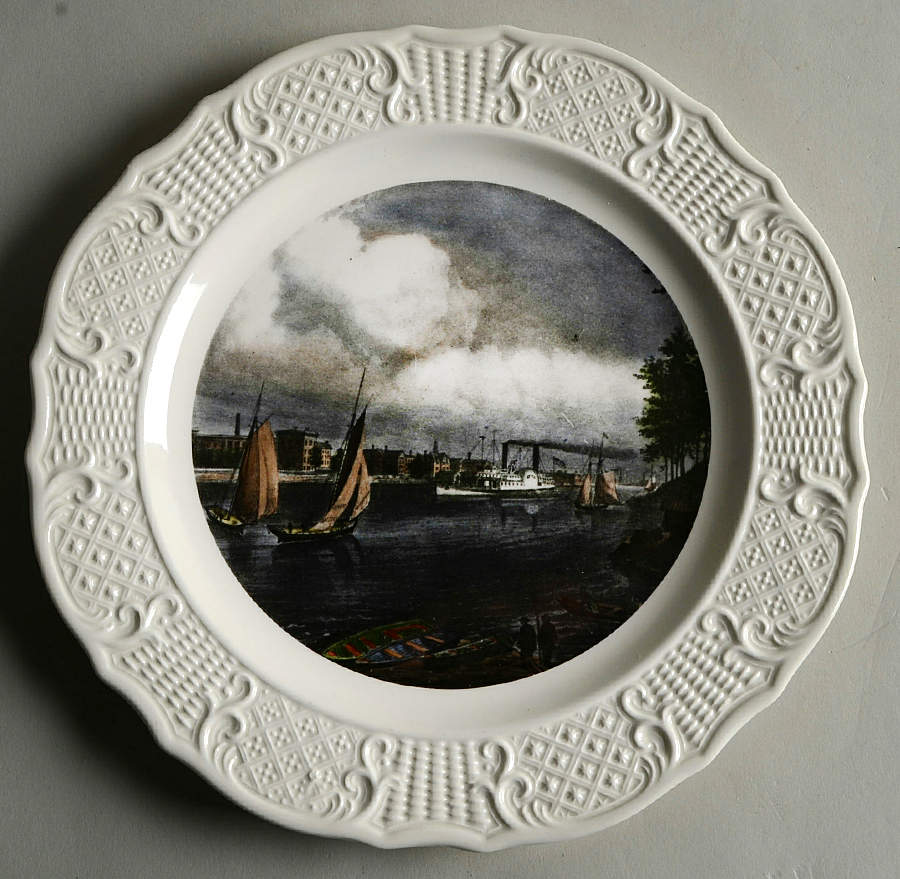 Currier & Ives Dinner Plate by Delano Studios-1