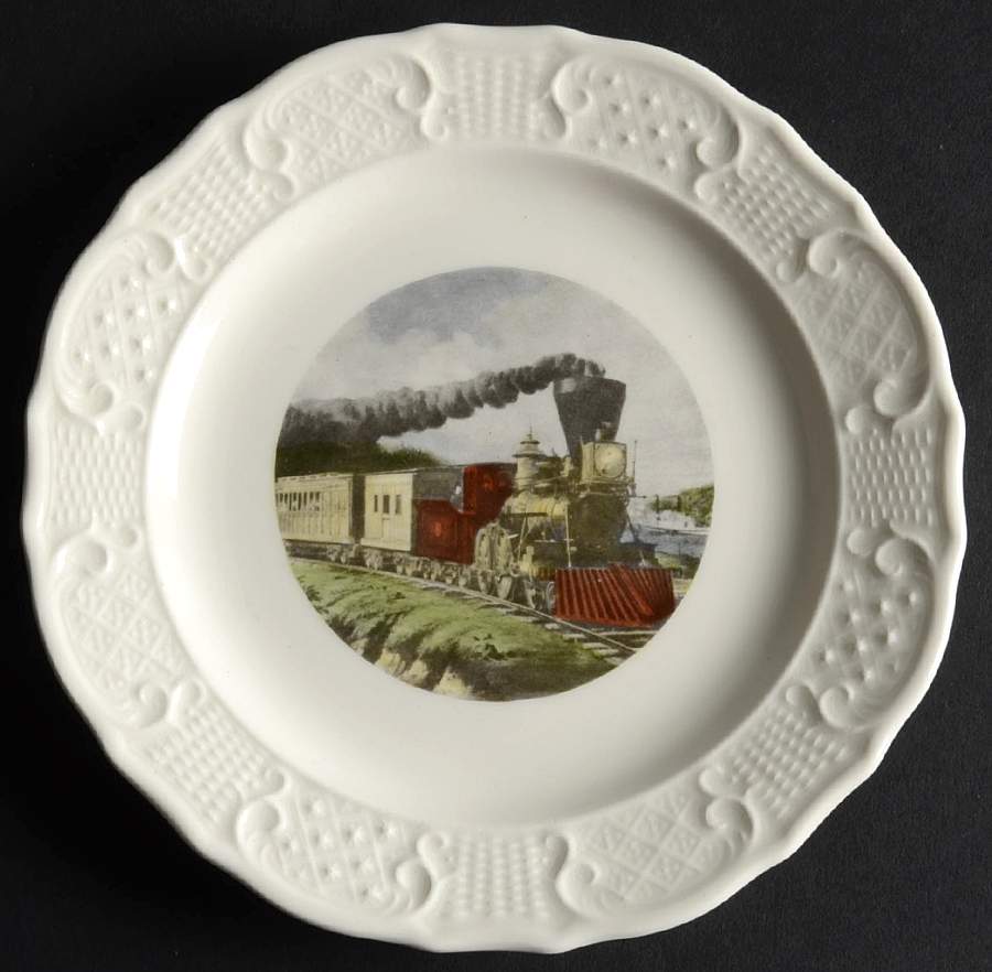 Currier & Ives Bread & Butter Plate by Delano Studios-1