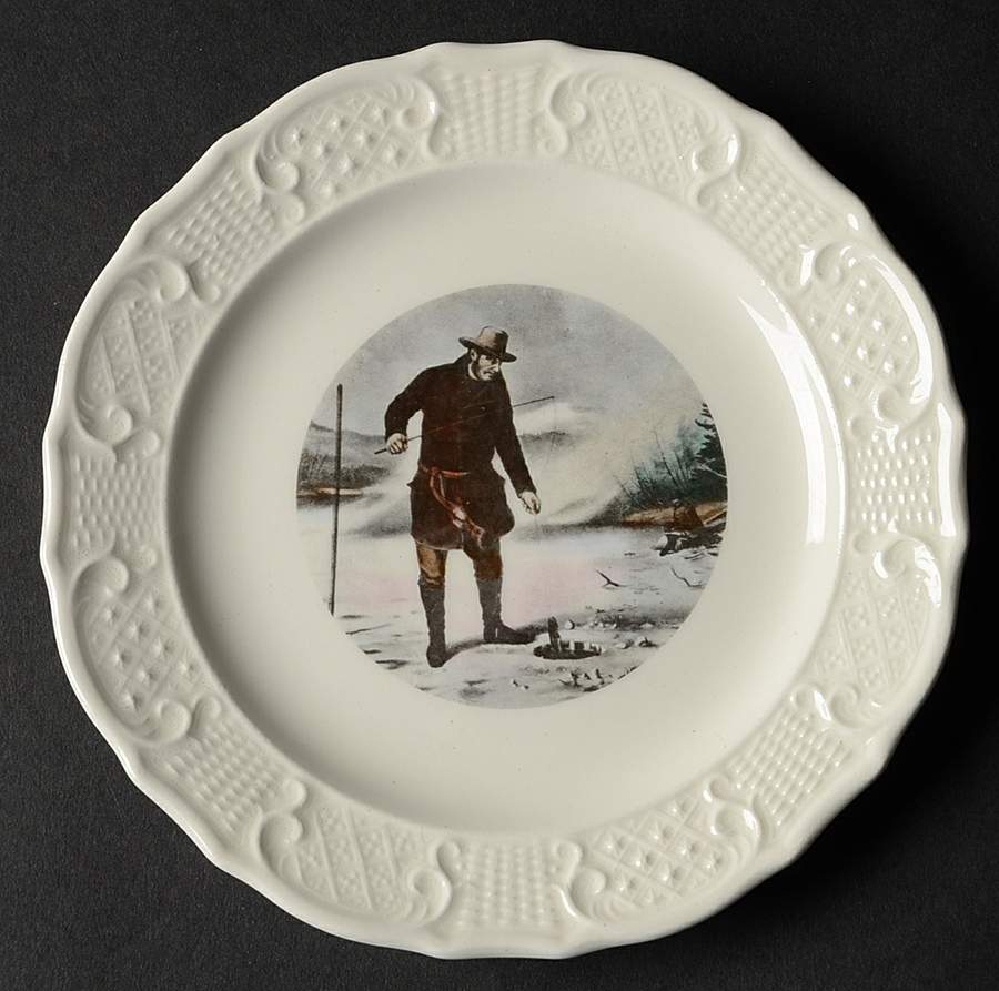 Currier & Ives Bread & Butter Plate by Delano Studios-1