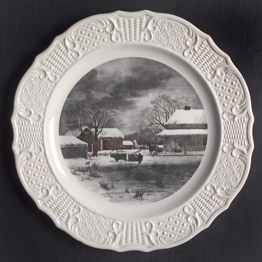 Currier & Ives Dinner Plate by Delano Studios-1