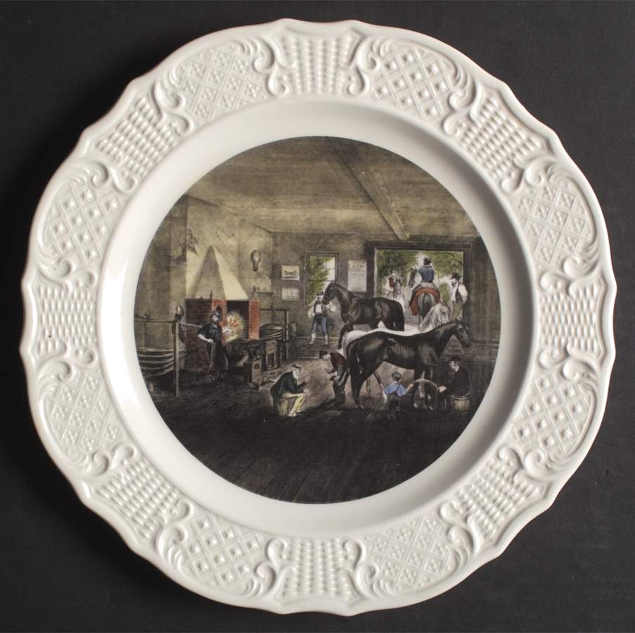 Currier & Ives Dinner Plate by Delano Studios-1