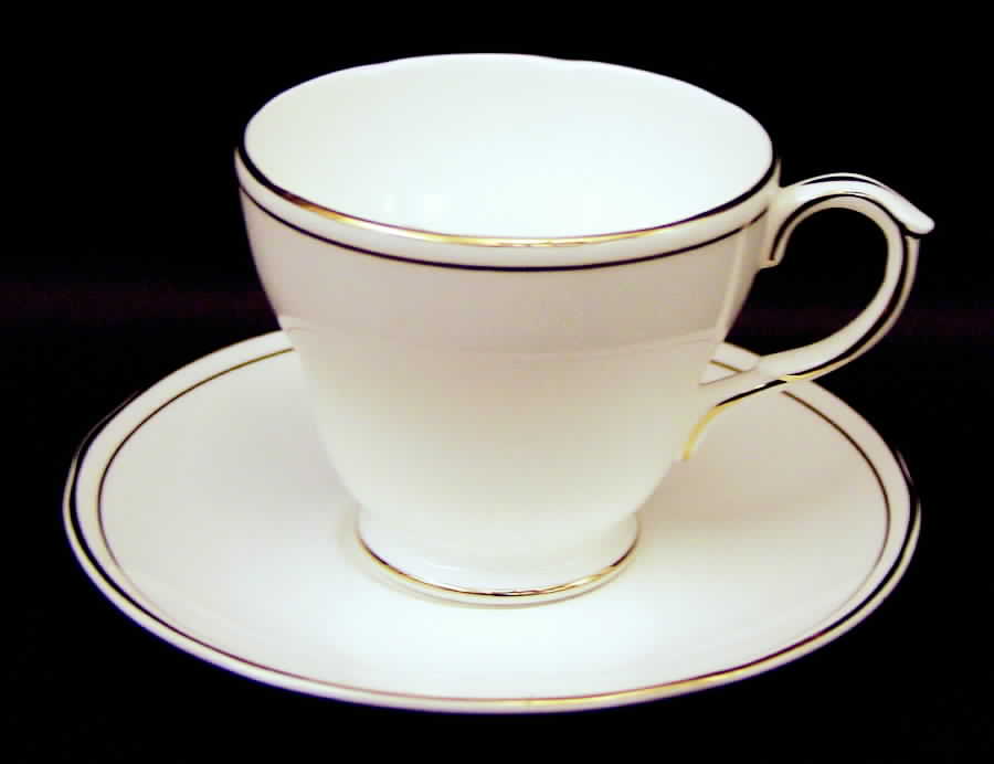 Ascot Footed Cup & Saucer Set by Duchess-1