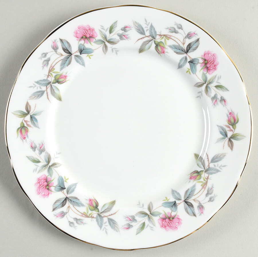 Bramble Rose Salad Plate by Duchess-1