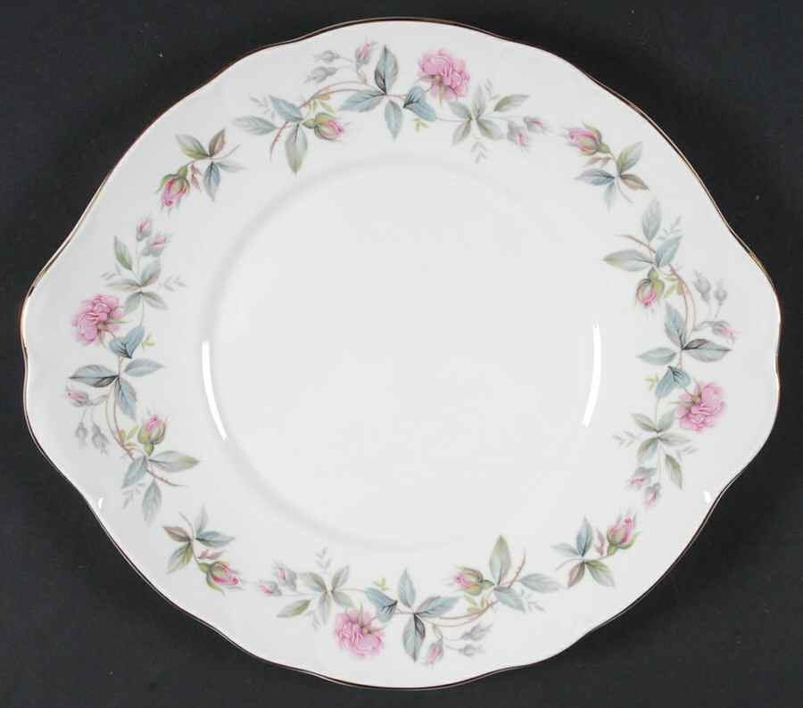 Bramble Rose Handled Cake Plate by Duchess-1