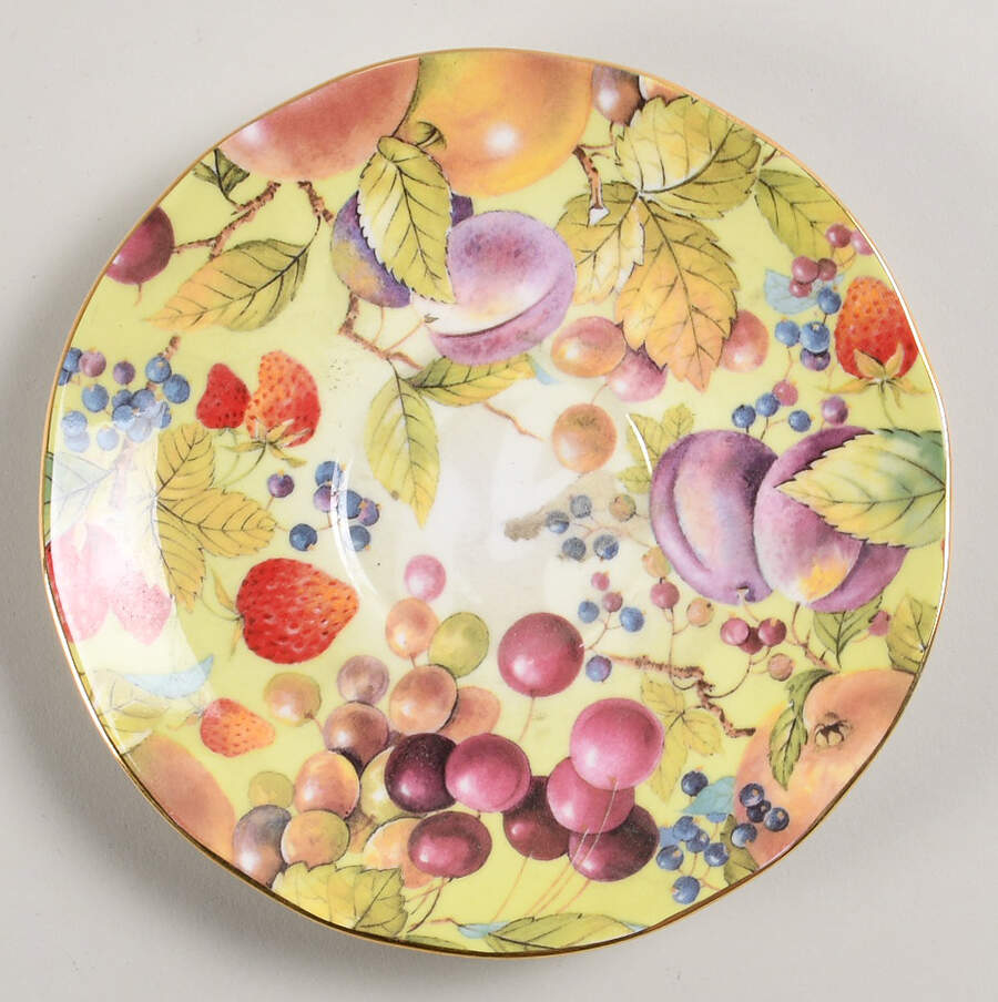 English Harvest Saucer for Footed Cup by Duchess-1
