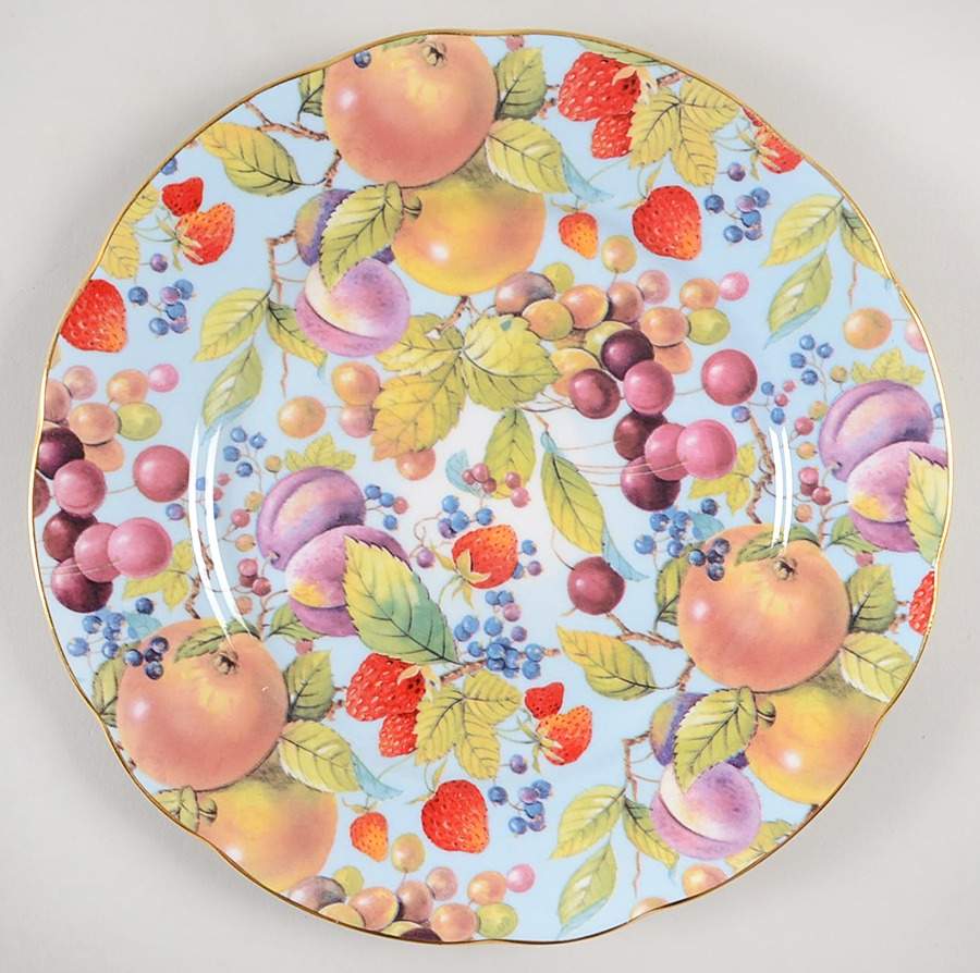 English Harvest Salad Plate by Duchess-1