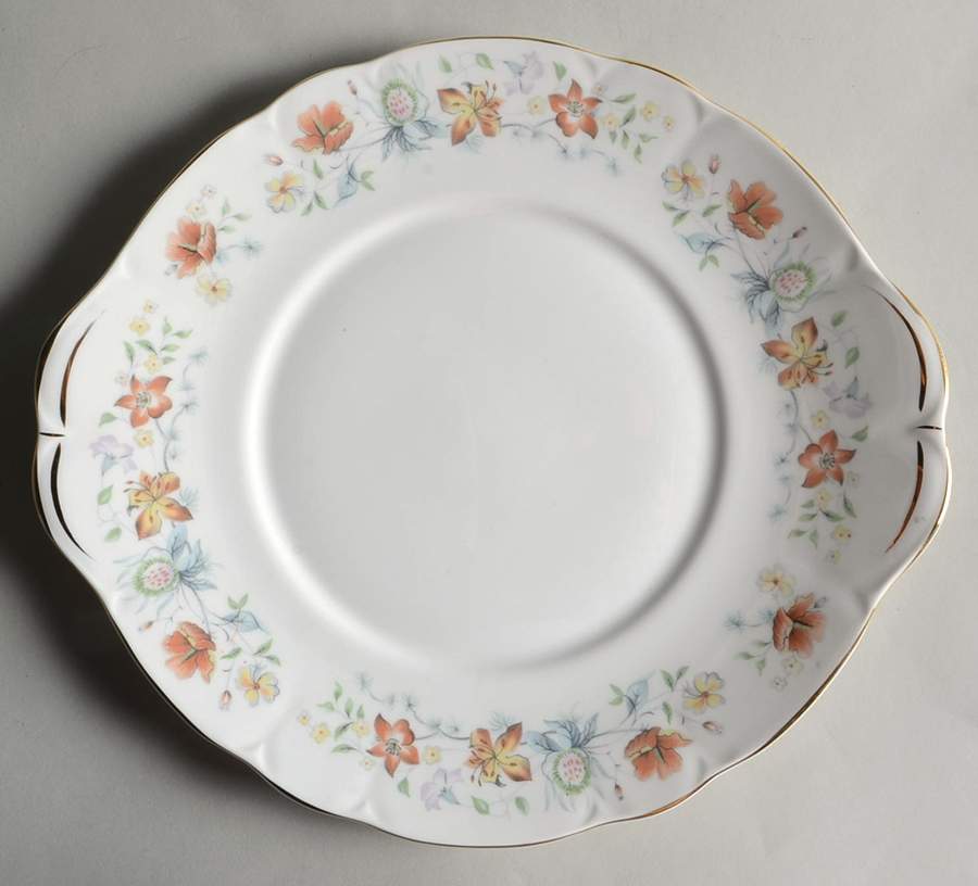 Evelyn Handled Cake Plate by Duchess-1