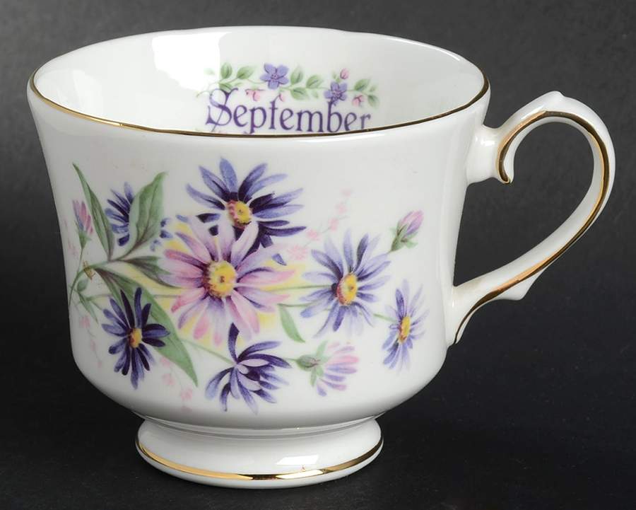 Flower of The Month Footed Cup by Duchess-1