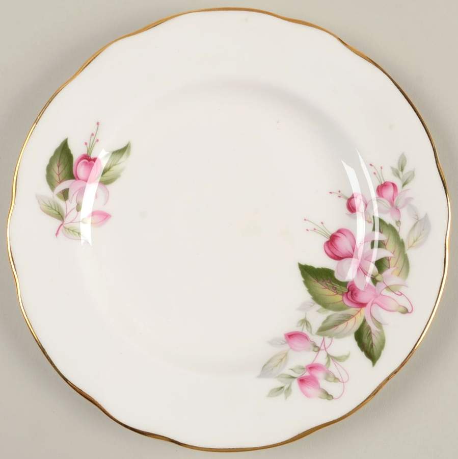 Fuchsia Bread & Butter Plate by Duchess-1