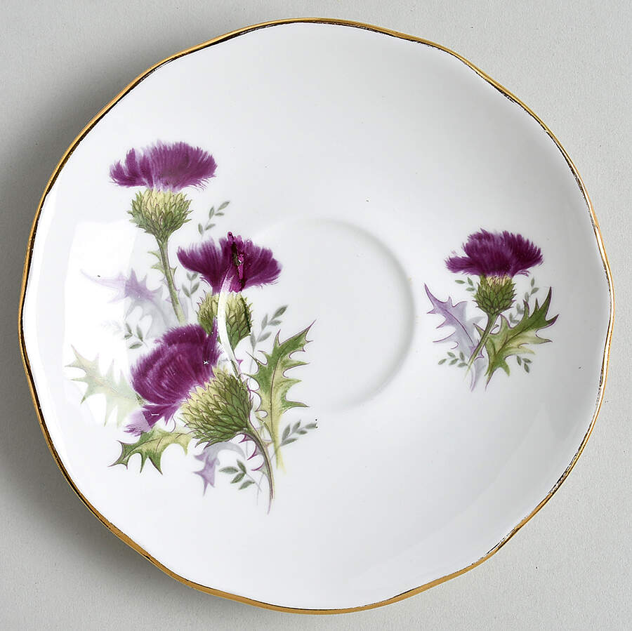Highland Beauty Saucer for Footed Cup by Duchess-1
