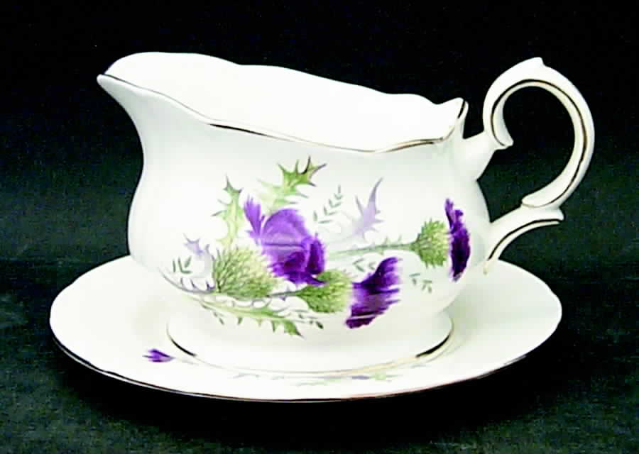 Highland Beauty Gravy Boat & Underplate by Duchess-1