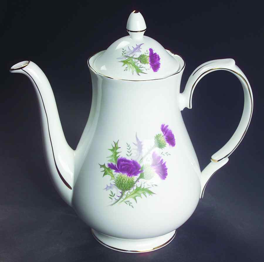 Highland Beauty Coffee Pot & Lid by Duchess-1