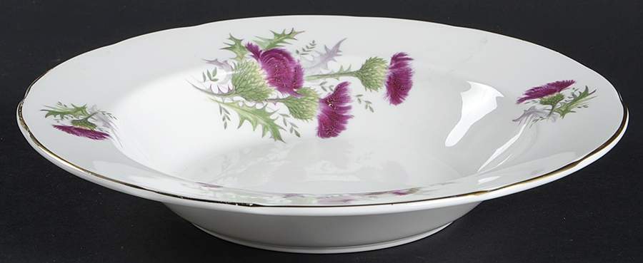 Highland Beauty Rim Soup Bowl by Duchess-1
