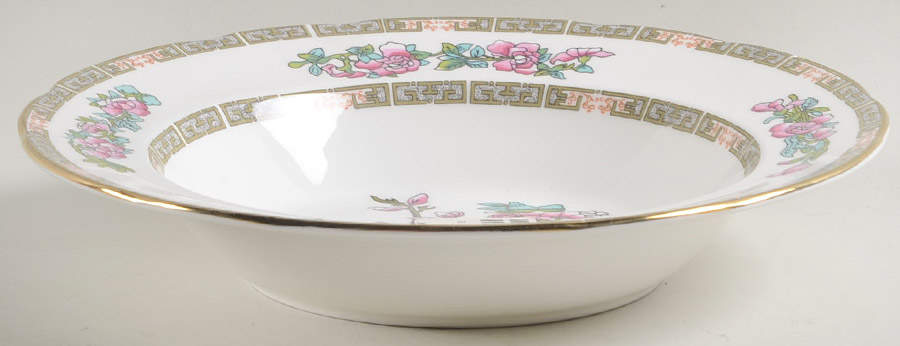 Indian Tree Rim Soup Bowl by Duchess-1
