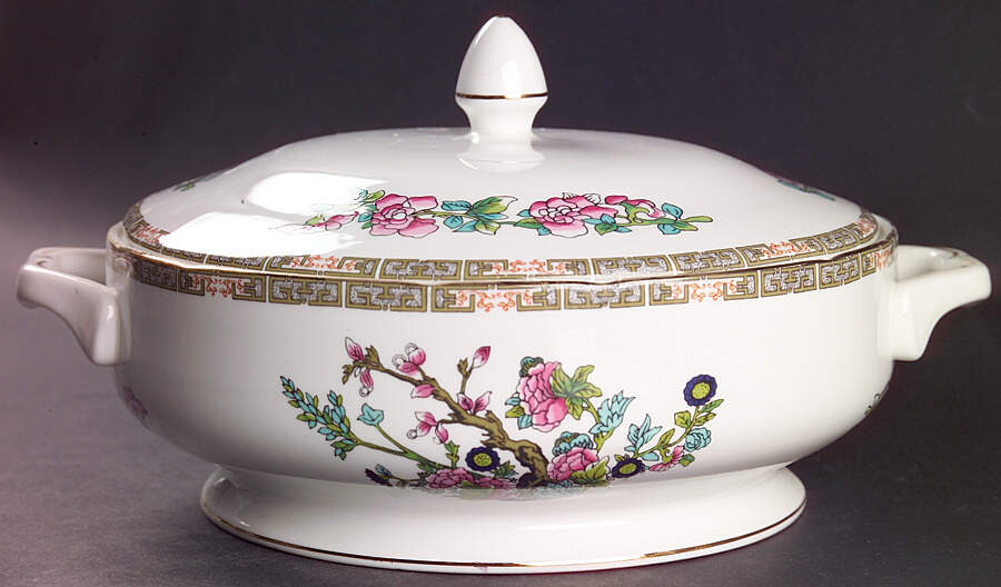 Indian Tree Round Covered Vegetable by Duchess-1