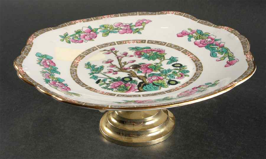 Indian Tree Footed Cake Plate by Duchess-1