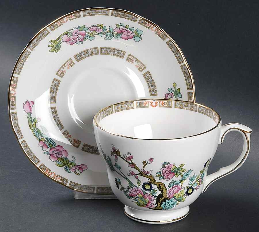 Indian Tree Breakfast Cup & Saucer Set by Duchess-1