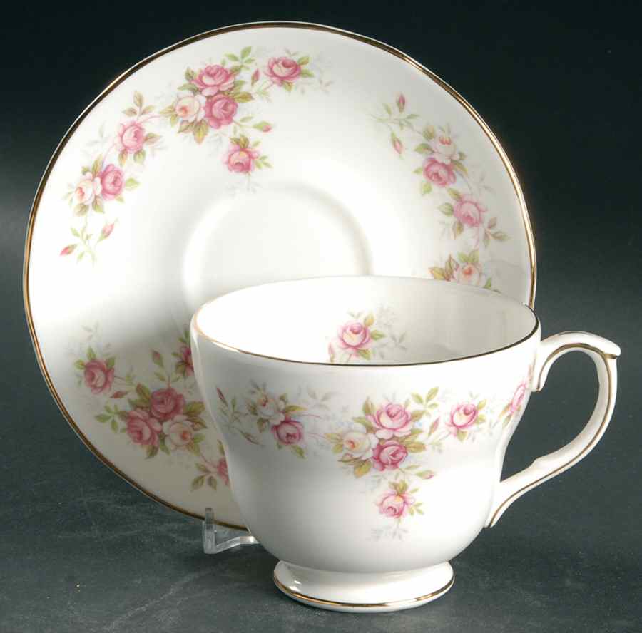 June Bouquet Breakfast Cup & Saucer Set by Duchess-1