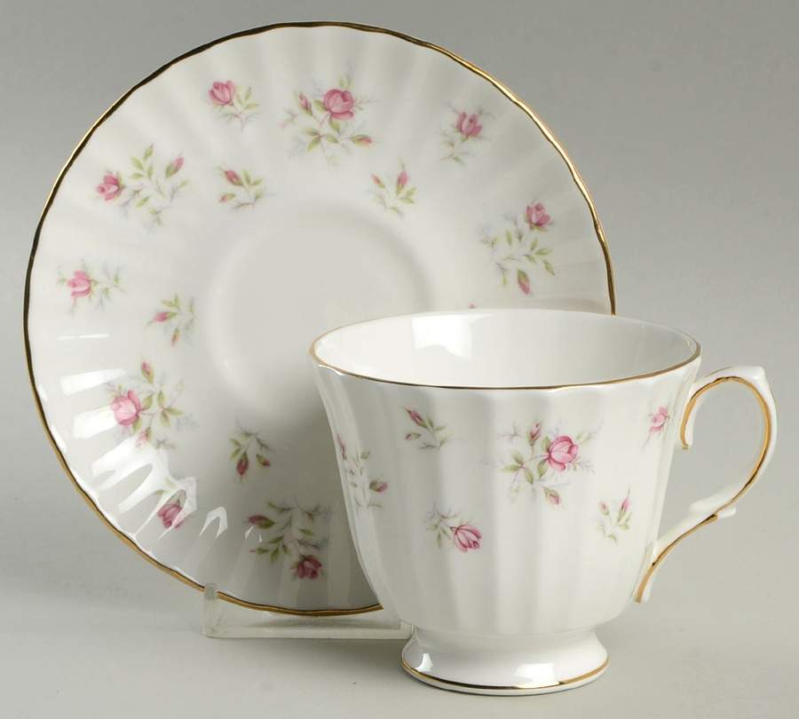 Marie Footed Cup & Saucer Set by Duchess-1
