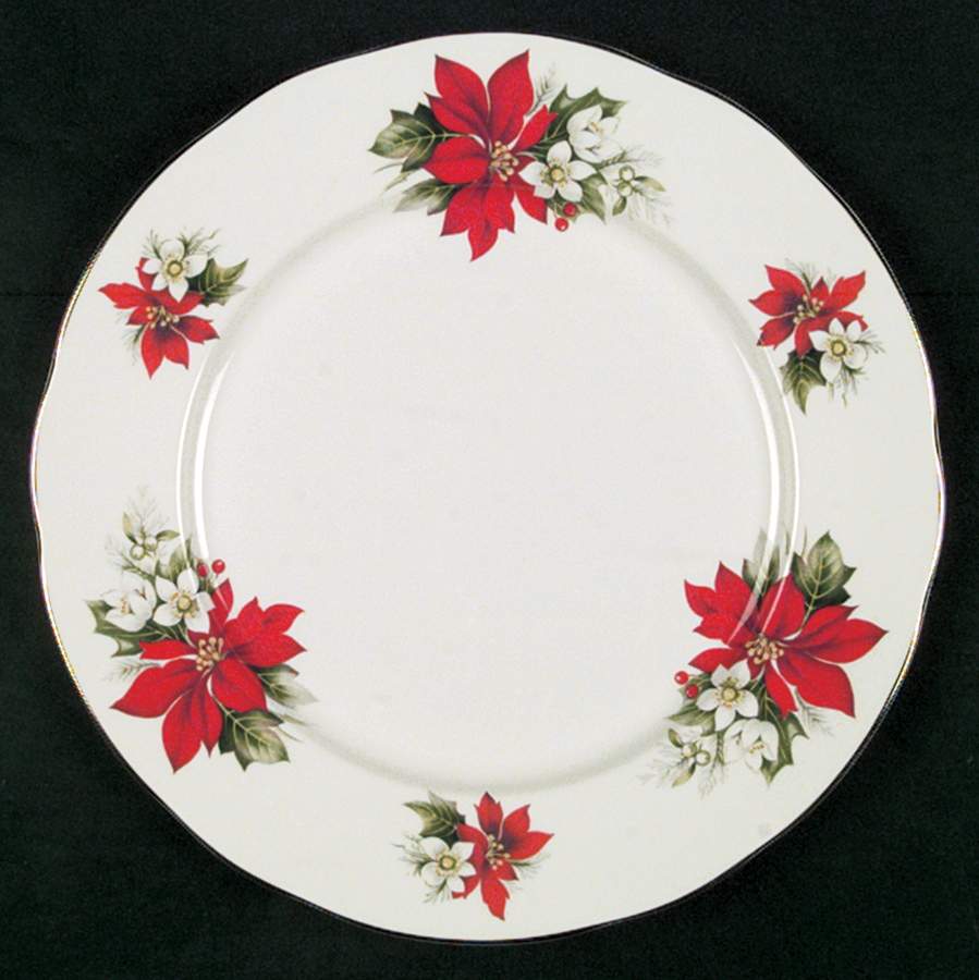 Poinsettia Dinner Plate by Duchess-1