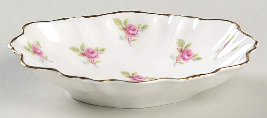 Rosebud 5" Oval Sweet Meat Dish by Duchess-1