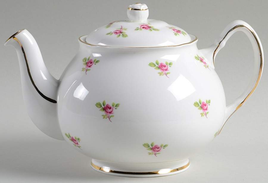 Rosebud Teapot & Lid by Duchess-1