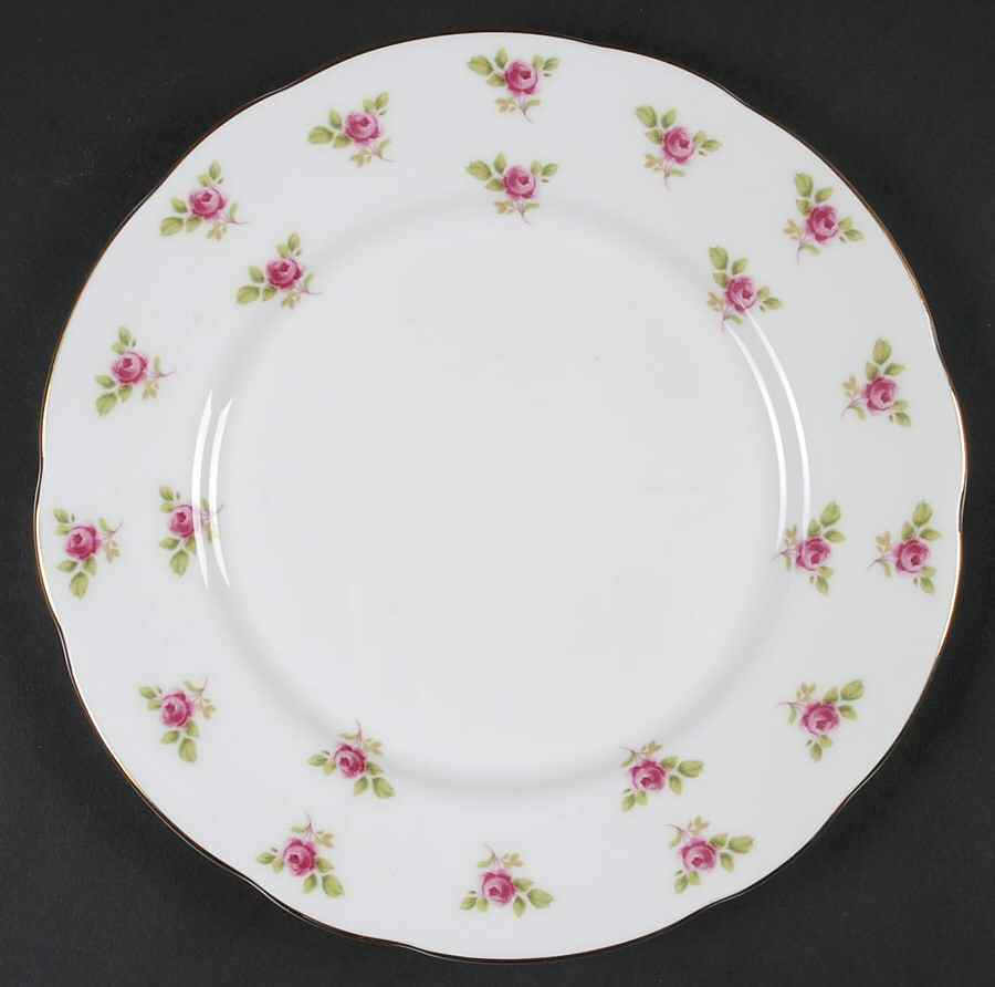 Rosebud Salad Plate by Duchess-1
