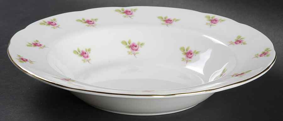 Rosebud Rim Soup Bowl by Duchess-1