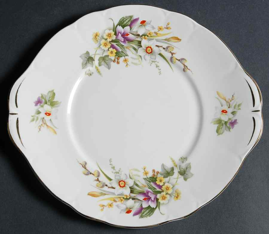 Spring Handled Cake Plate by Duchess-1