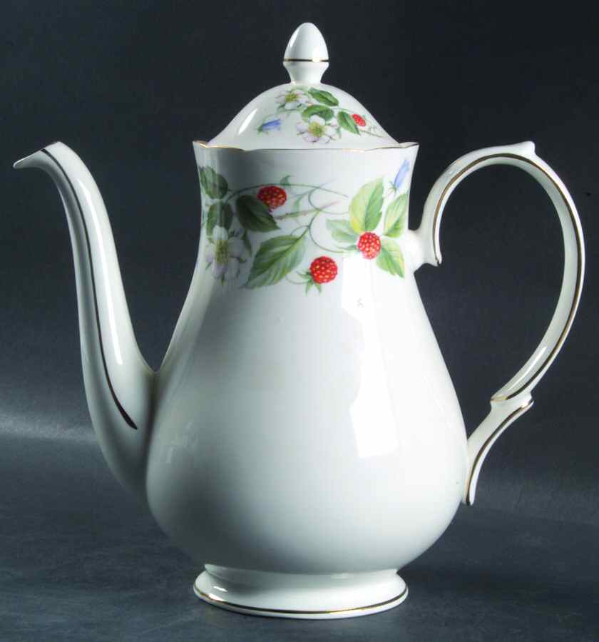 Strawberry Fields Coffee Pot & Lid by Duchess-1