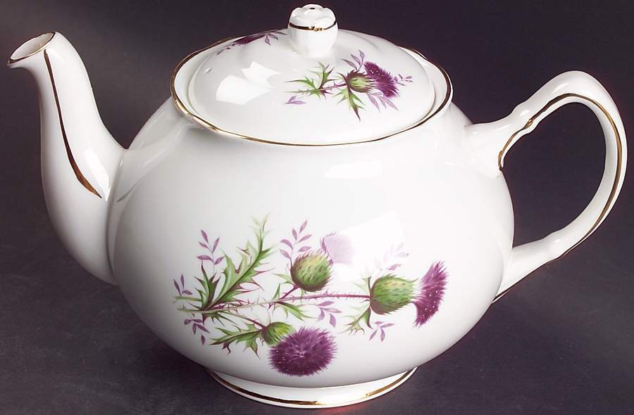 Thistle Teapot & Lid by Duchess-1