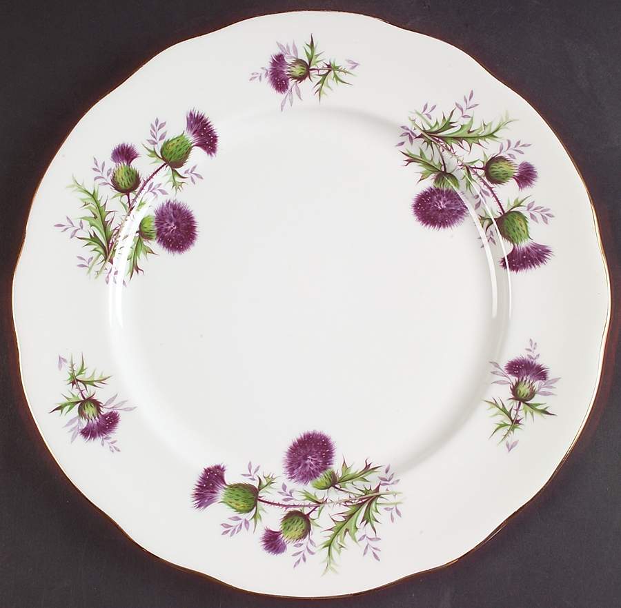 Thistle Dinner Plate by Duchess-1