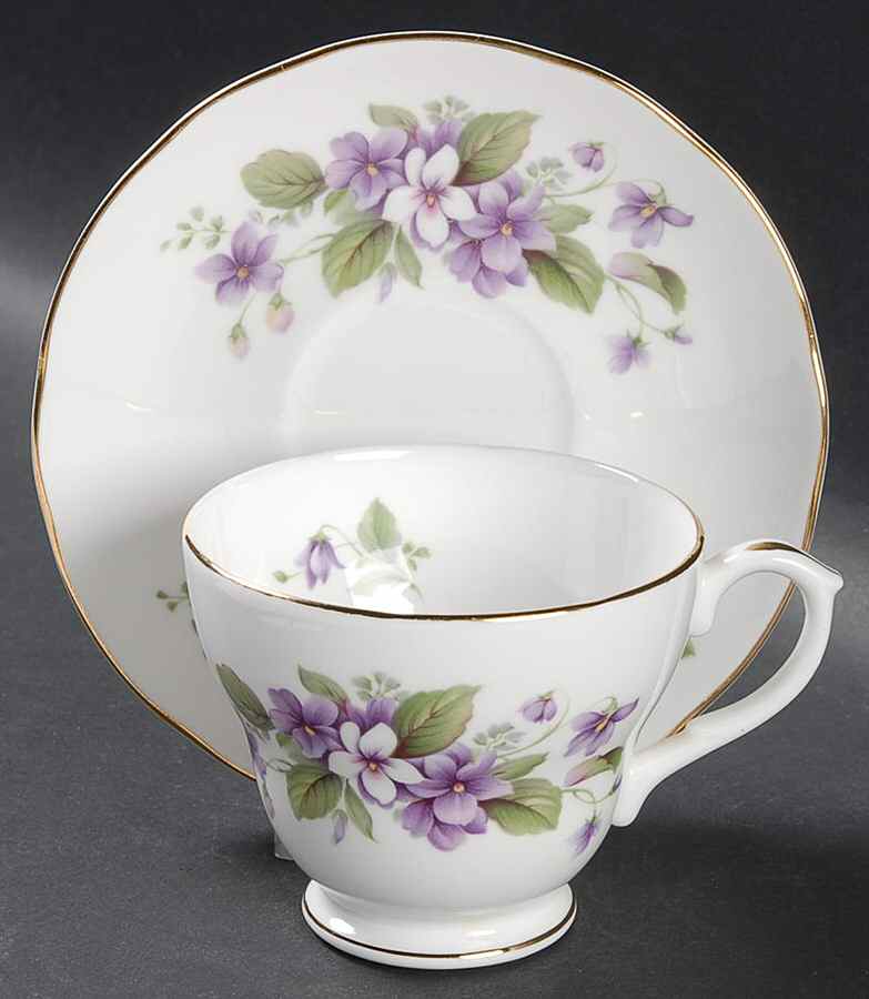 Tivoli Footed Cup & Saucer Set by Duchess-1