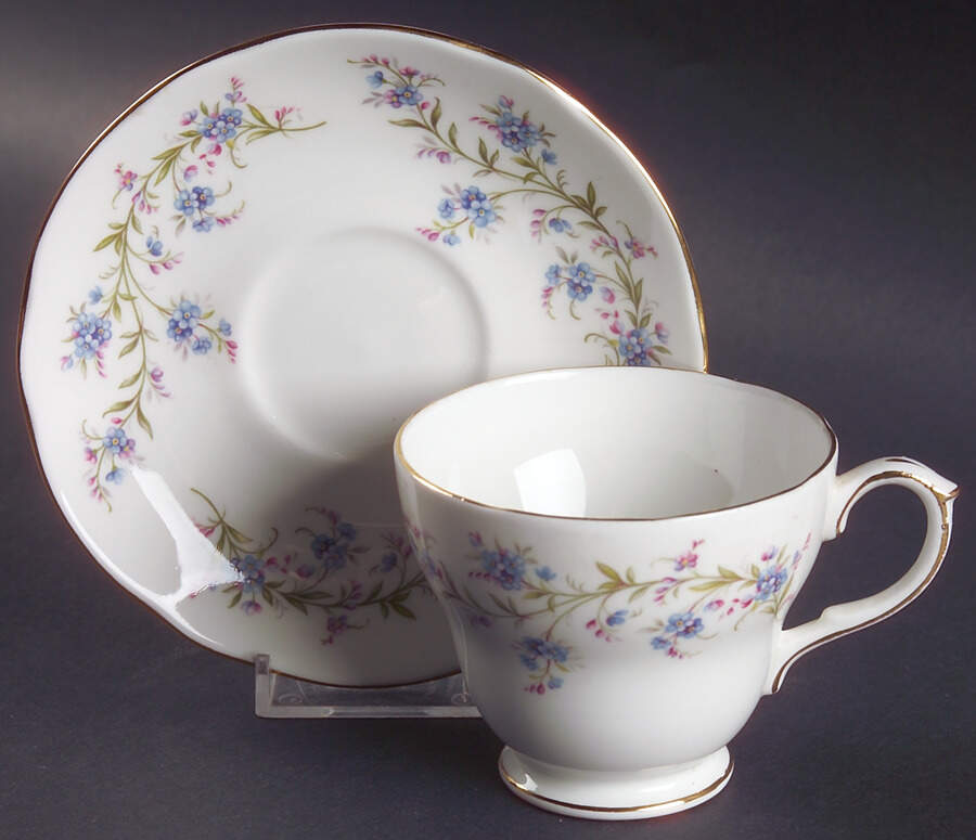 Tranquility Footed Cup & Saucer Set by Duchess-1