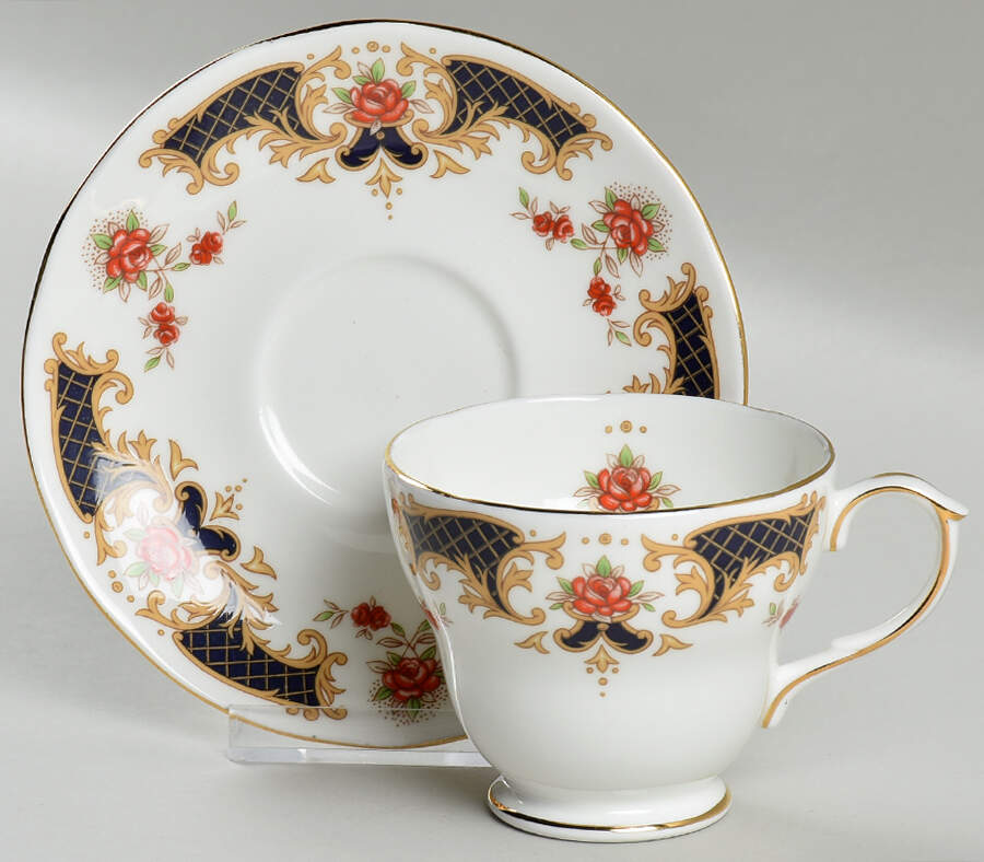Westminster Footed Cup & Saucer Set by Duchess-1