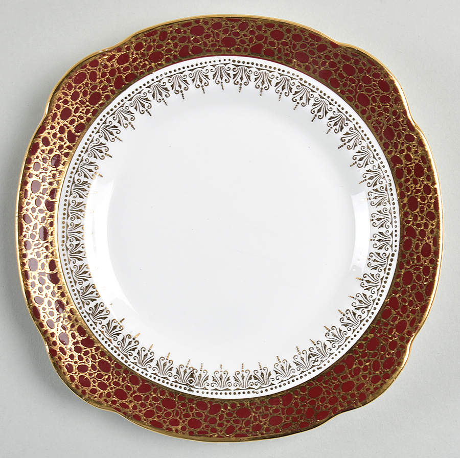 Winchester Red Bread & Butter Plate by Duchess-1