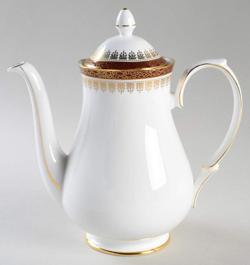Winchester Red Coffee Pot & Lid by Duchess-1