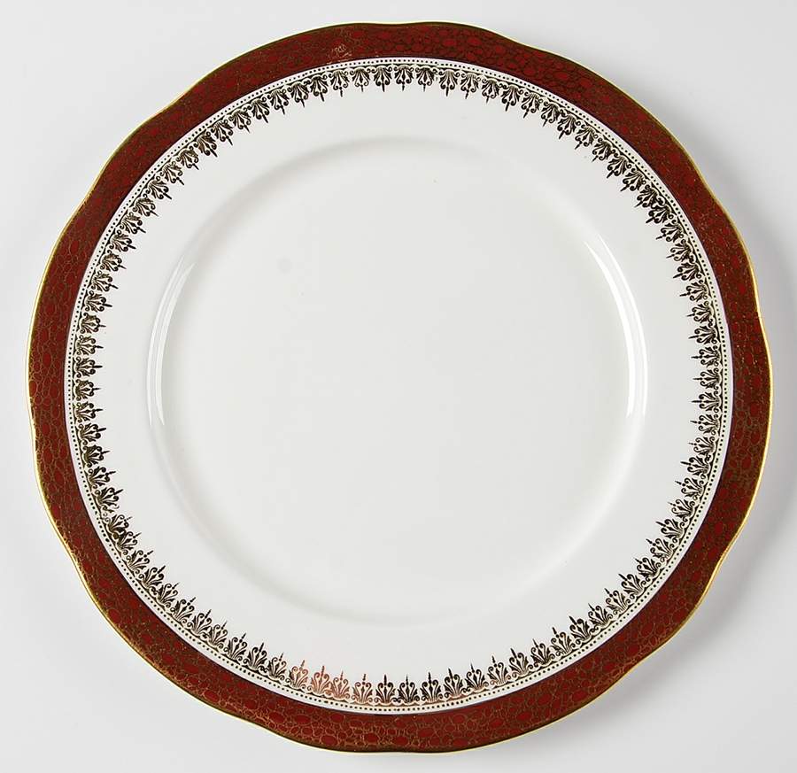 Winchester Red Dinner Plate by Duchess-1