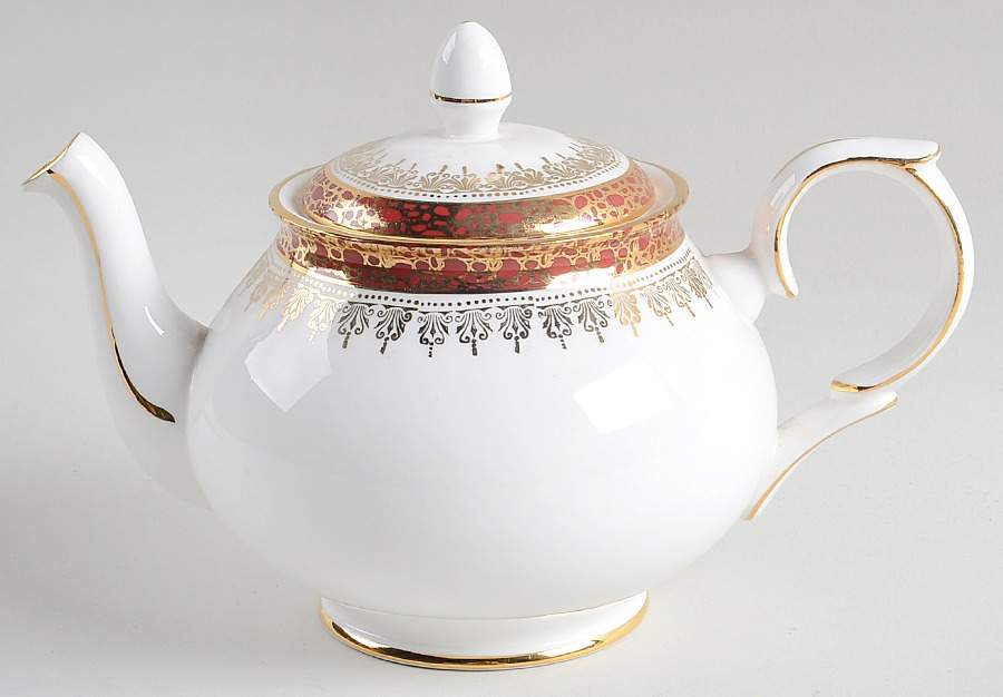 Winchester Red Small Teapot & Lid by Duchess-1