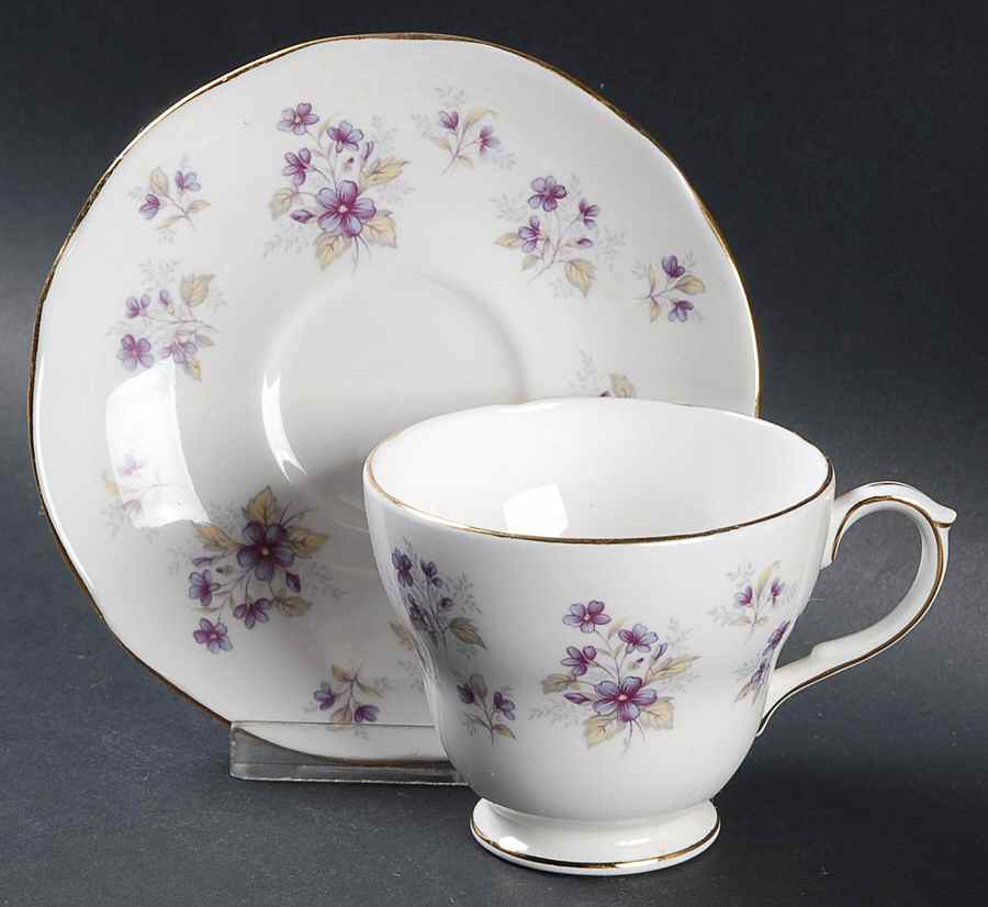 Woodside Footed Cup & Saucer Set by Duchess-1
