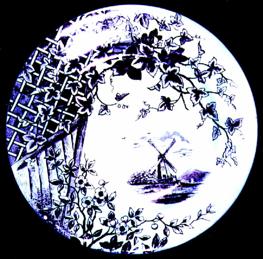 Victor Brown Dinner Plate by JH Davis-1