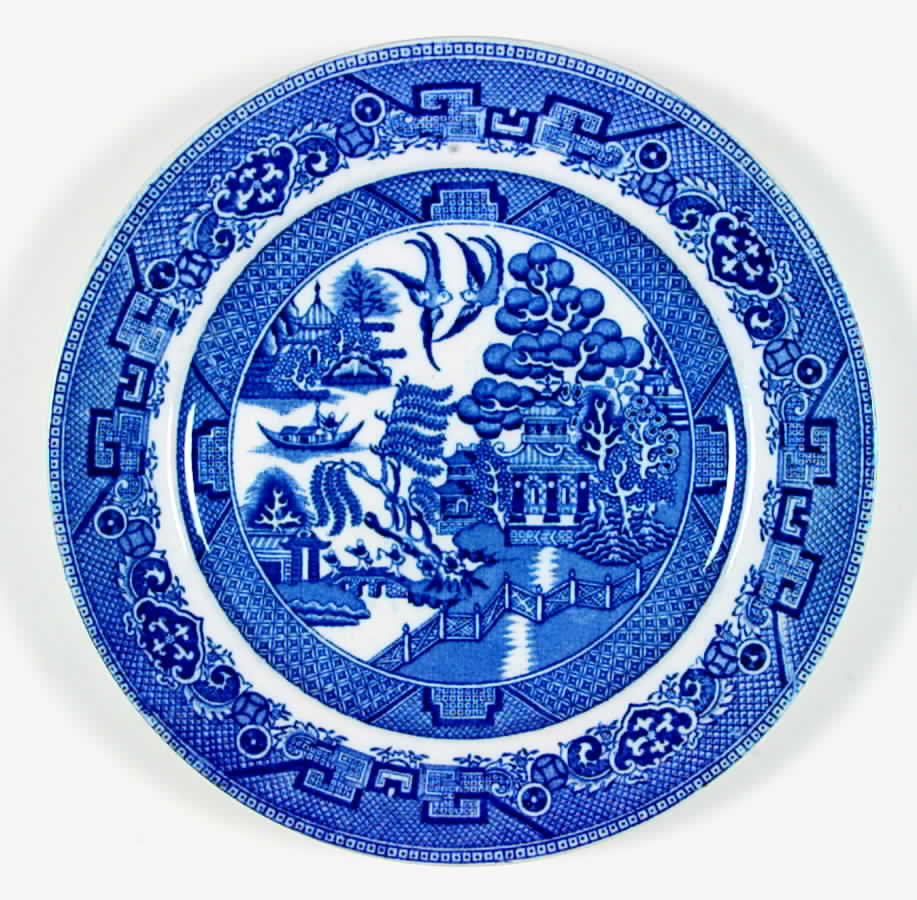 Willow Blue Dinner Plate by Dudson, Wilcox & Till-1