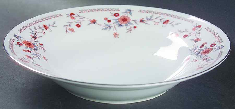 Copenhagen (Platinum, Rim) Rim Soup Bowl by Dynasty China-1