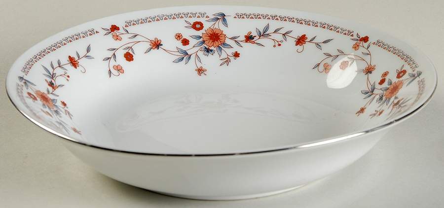 Copenhagen (Platinum, Rim) Coupe Soup Bowl by Dynasty China-1