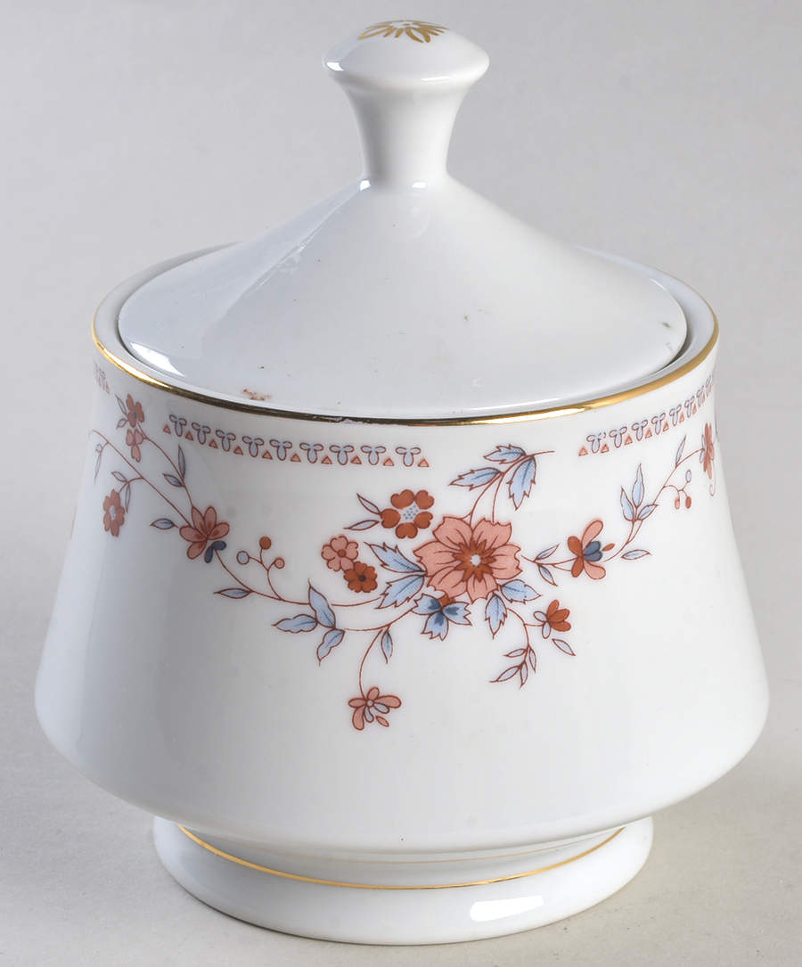 Copenhagen (Gold) Sugar Bowl & Lid by Dynasty China-1