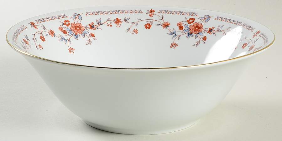 Copenhagen (Gold) 9" Round Vegetable Bowl by Dynasty China-1