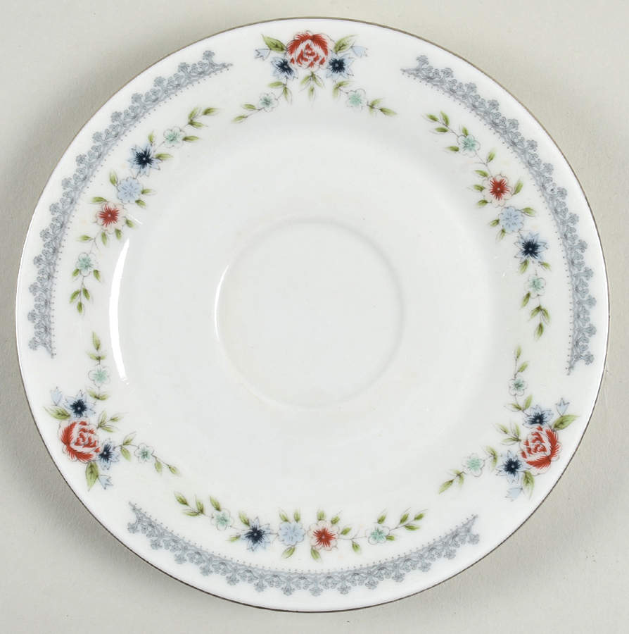 Melody (Rim, No Number) Saucer for Footed Cup by Dynasty China-1