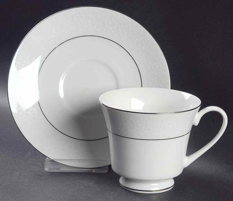 Eternal Footed Cup & Saucer Set by Dynasty China-1