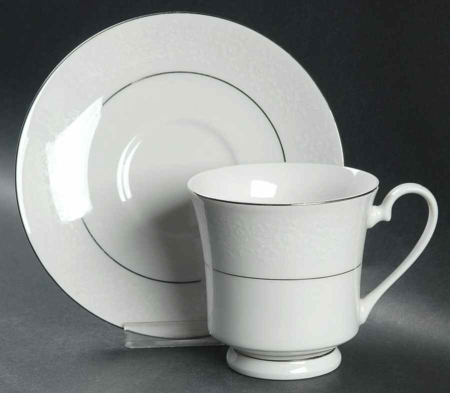 Eternal Footed Cup & Saucer Set by Dynasty China-1