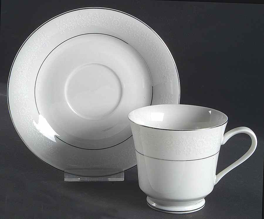 Eternal Footed Cup & Saucer Set by Dynasty China-1